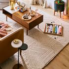 Textured Hexagon Rug | West Elm