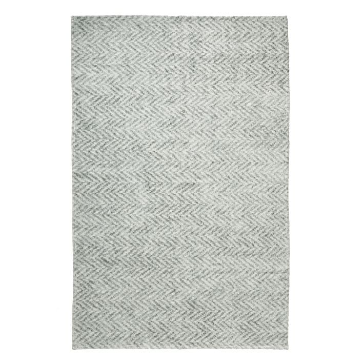 Herringbone Machine Washable Rug West Elm