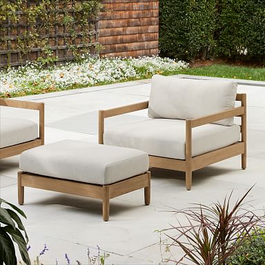 West elm on sale outdoor ottoman