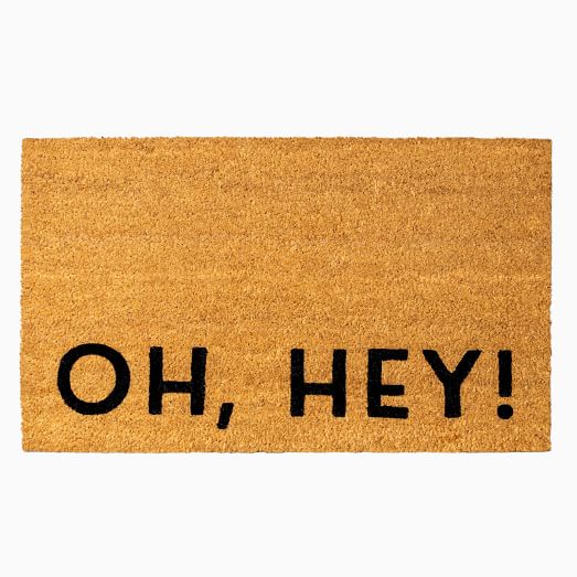 Well Hello There Door Mat, Housewarming Gift, Gift for New Home, Front Door  Mat, Funny Doormat, Outdoor Layeri Rug, Unique Door Mat, Coir 