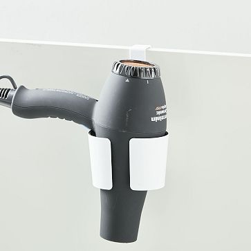 Blowdryer Holder Bathroom Organization West Elm