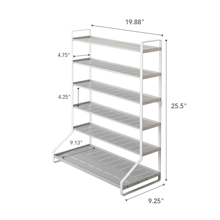 Double sides gondola LED kids shoe display shelves