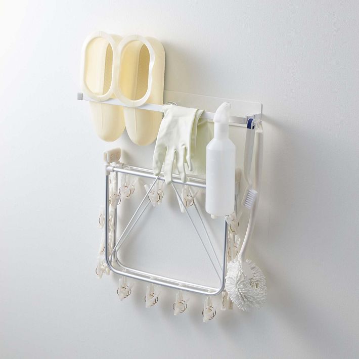 Yamazaki Home Plate Magnet Laundry Hanger Storage Rack | Small