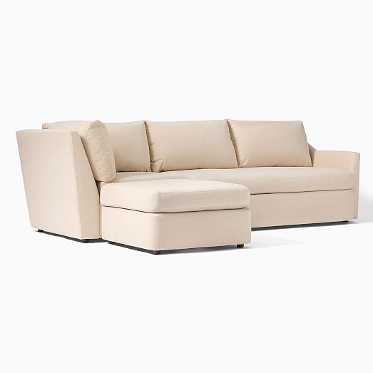 Dallas 3Piece Ottoman Sectional (108") West Elm