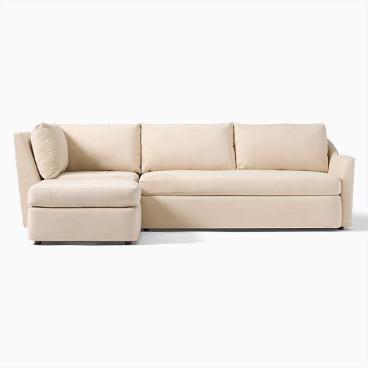 Dallas 3Piece Ottoman Sectional (108") West Elm