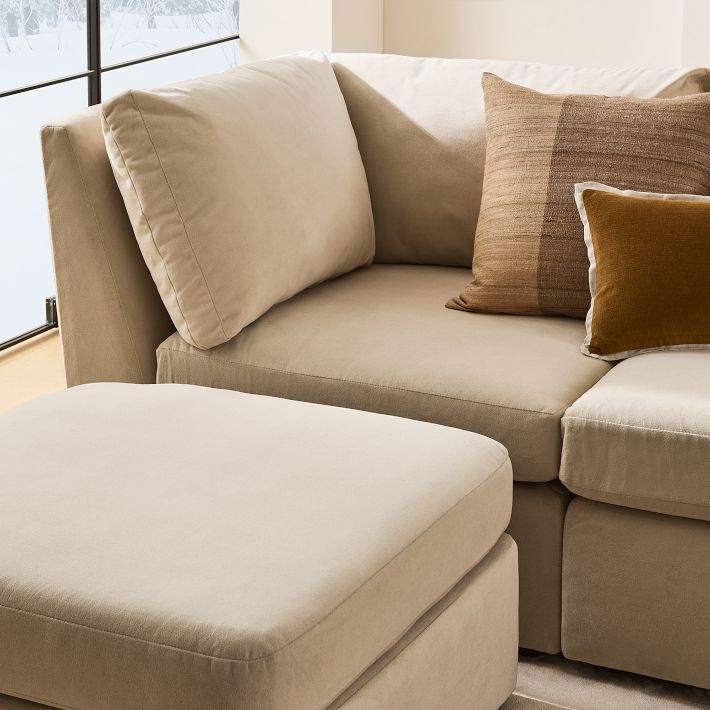 Dallas 3Piece Ottoman Sectional (108") West Elm