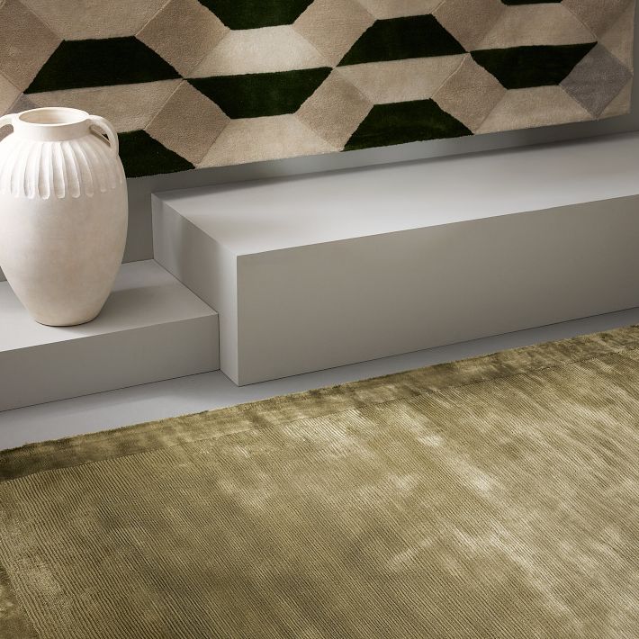 TENCEL™ Frame Rug | West Elm