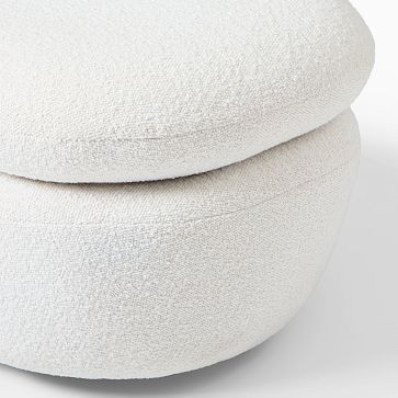 Cozy Swivel Glider Ottoman | West Elm