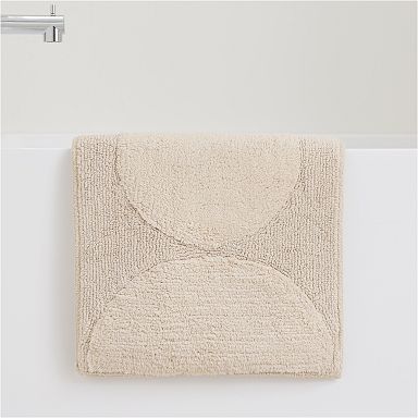 Iveta Abolina Roux Cream Memory Foam Bath Mat White - Deny Designs