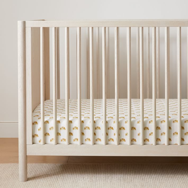 Organic Desert Sun Crib Sheet West Elm