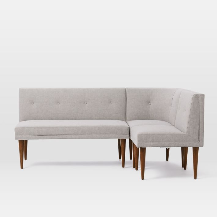 Mid Century 3 Piece Banquette Small West Elm