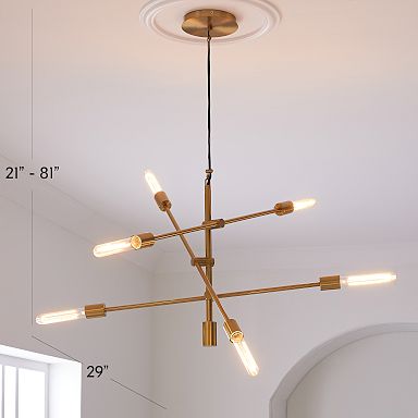 Mobile Chandelier (55) - Antique Brass