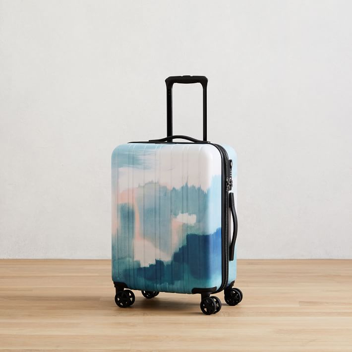 West Elm Carry On Luggage - Watercolor