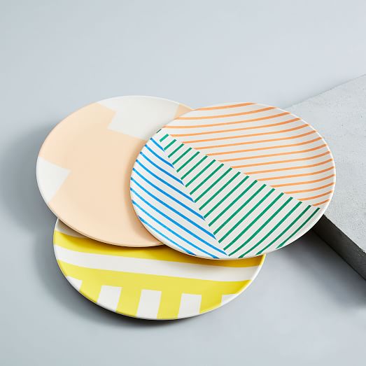 Xenia Taler Bamboo Dinner Plate - Yellow | West Elm