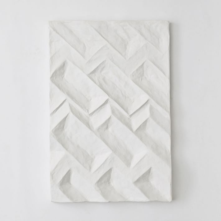 PapierMache Geo Panels Dimensional Wall Art West Elm