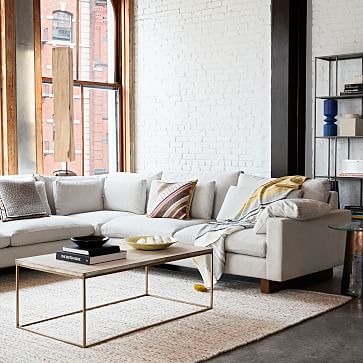 Build Your Own Harmony Sectional Extra Deep | Sofa With Chaise | West Elm