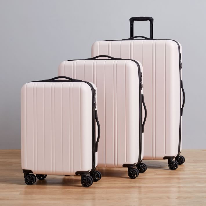 West Elm Luggage - Pale Pink