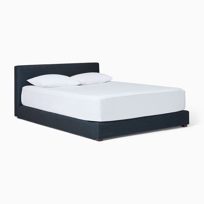 west elm x pbt Timo Corner Upholstered Bed, Teen Bed