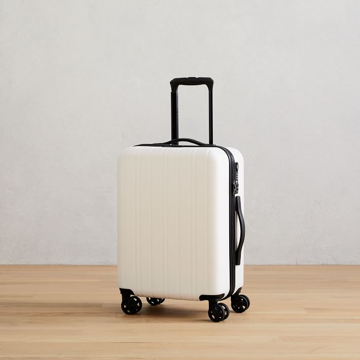 West Elm Carry on Luggage White West Elm