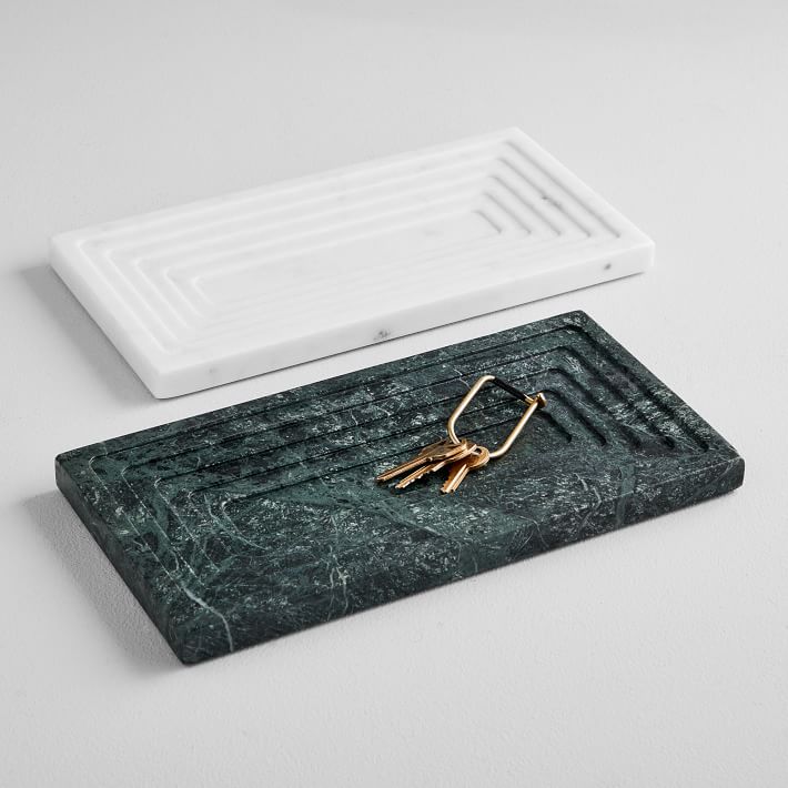 Foundations Marble Vanity Trays | West Elm