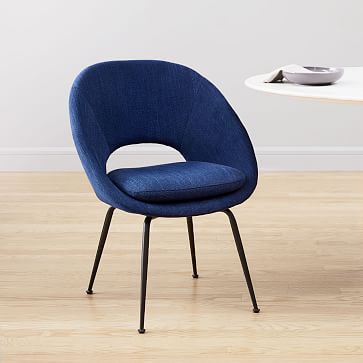 Orb Upholstered Dining Chair West Elm