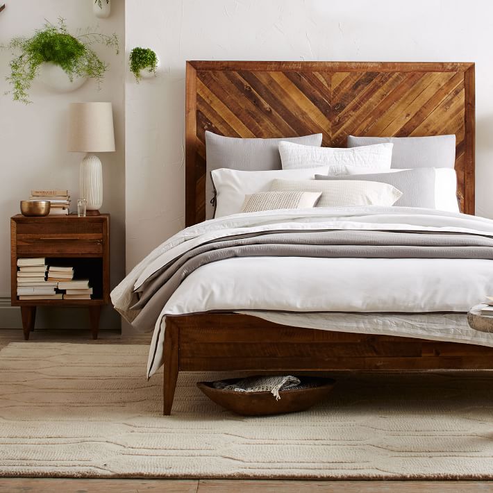 West elm deals wood nightstand