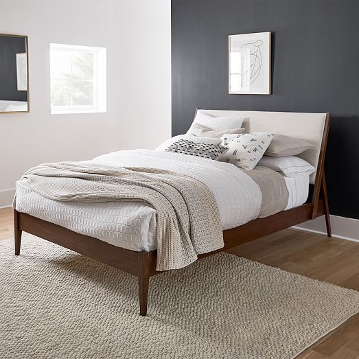 Wright Upholstered Bed West Elm