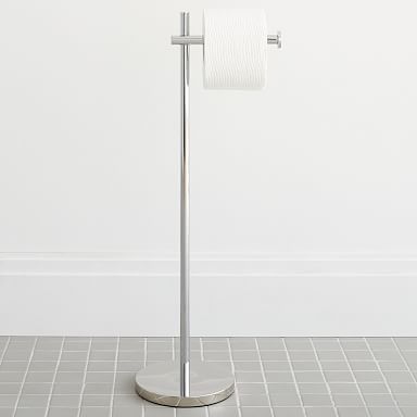  KES Black Toilet Paper Holder Stand Bathroom