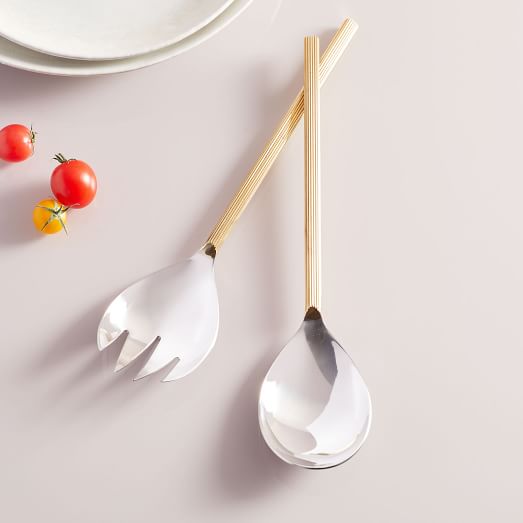 Art Ridge Brass Serving Utensils West Elm