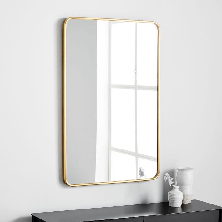 Streamline Rounded Edge Floor Mirror - 30W x 72H