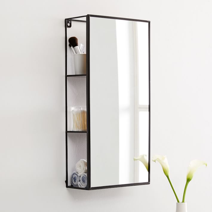 Cubiko Storage Mirror - 12.5W x 24H