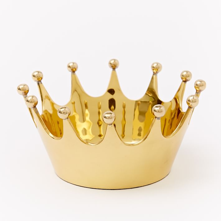 Crown Polished Brass Catchall