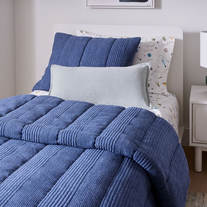 Washed Cotton Velvet Pillow Cover West Elm