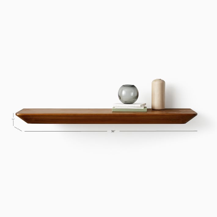 Slim Floating Wall Shelves (12