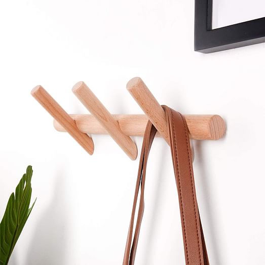 Modern Home by Bellver 3-Hook Coat Rack | West Elm