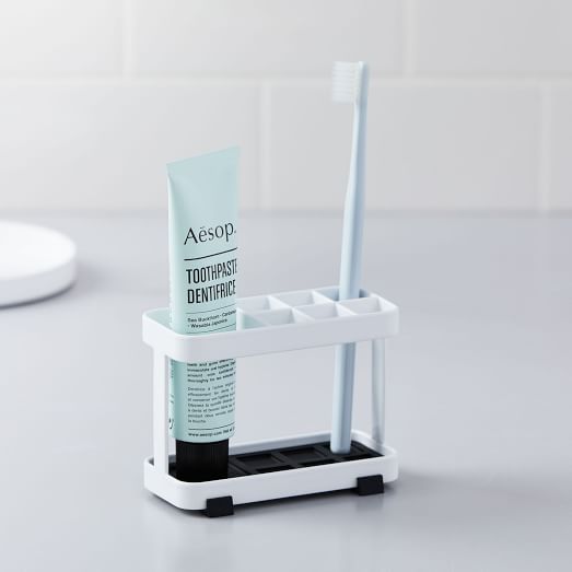 Soporte para Cepillos de Dientes Blanco - Tower - Yamazaki