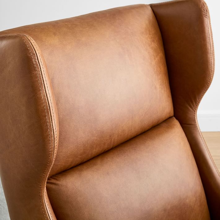 West elm deals ryder leather chair