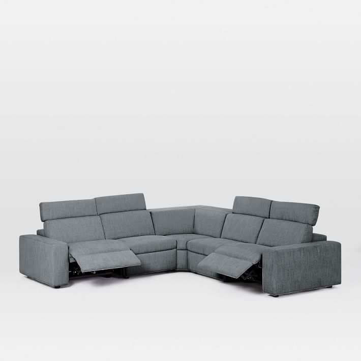 Enzo 5Piece LShaped Reclining Sectional (114") West Elm