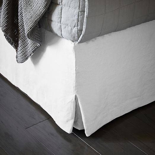 European Flax Linen Bed Skirt West Elm