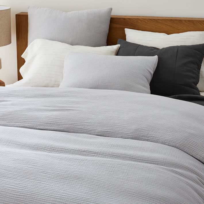 Dreamy Gauze Cotton Duvet Cover & Shams West Elm
