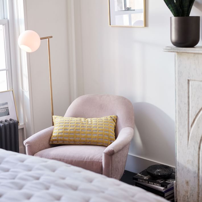 Staggered glass floor deals lamp