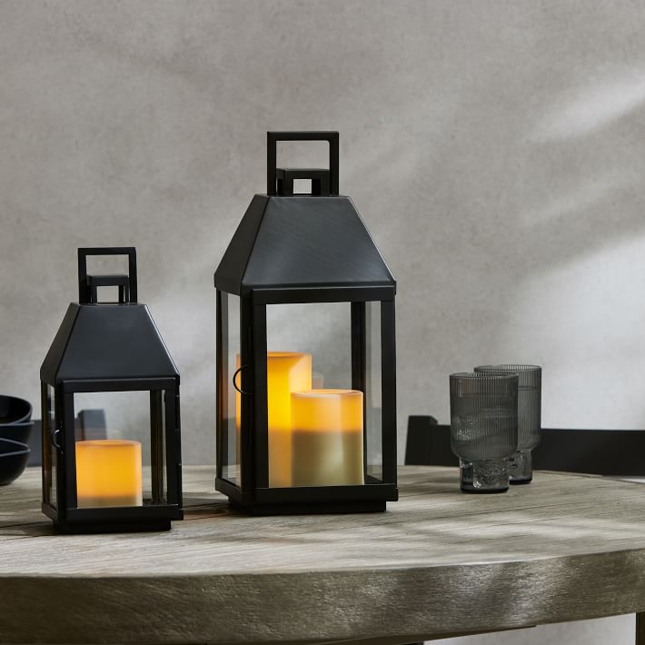 Black Outdoor Lanterns & Modern Black Patio Lanterns