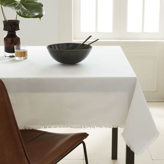 Frayed Edge Tablecloth West Elm