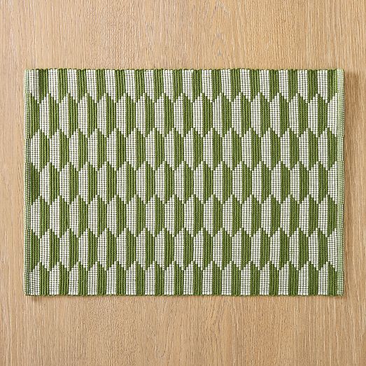 Optic Geo Cotton Placemat Sets West Elm