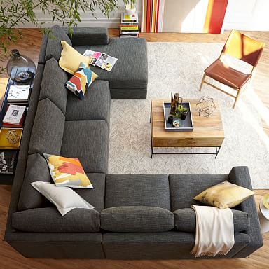 U Shaped Sectional Sectionals West Elm