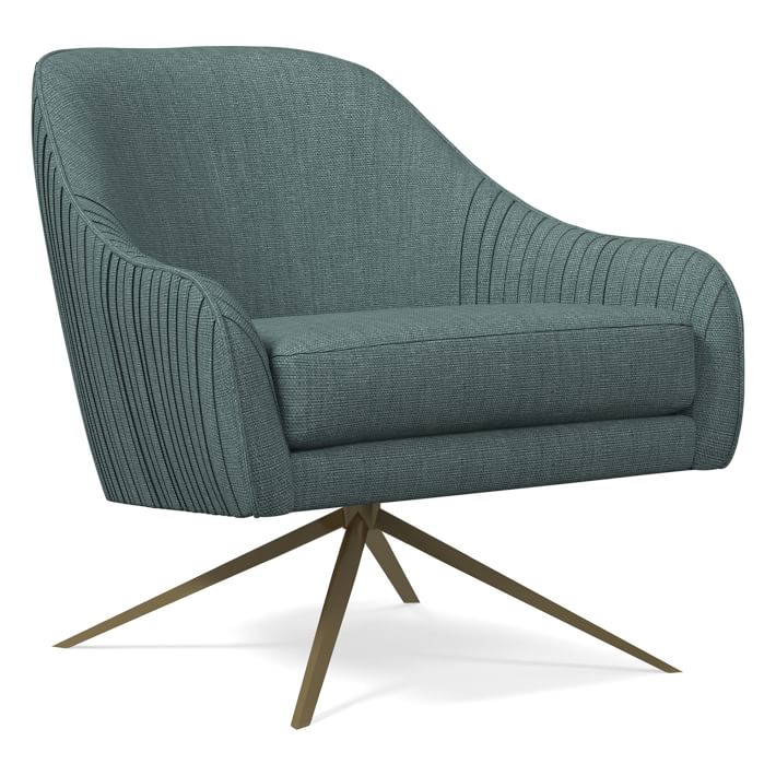 West elm roar discount and rabbit swivel chair