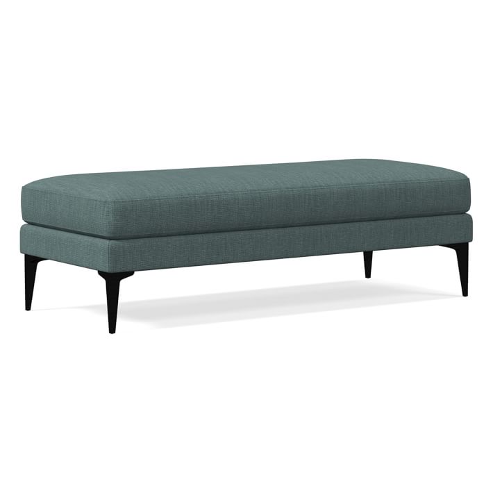 West elm shop velvet bench