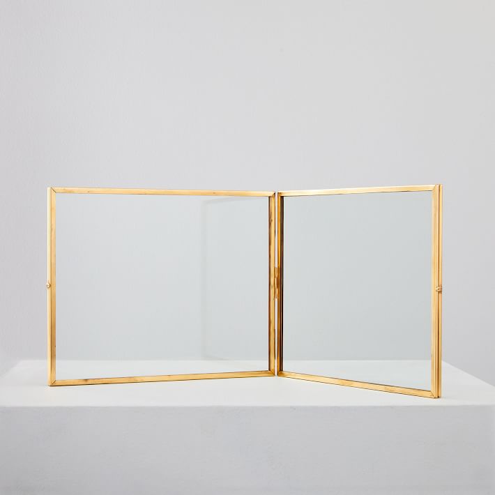 Terrace Folding Frames - Brass