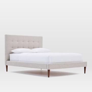 Upholstered bed on sale west elm