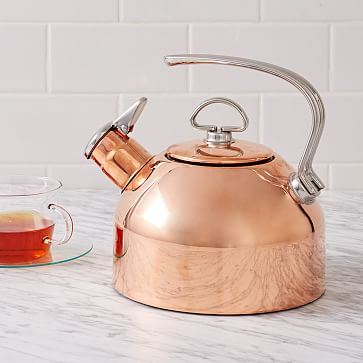 Chantal Copper Whistling Tea Kettle